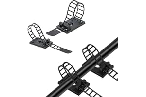 20Pcs Clips de Câbles Réglables, KBNIAN Rangement de Câble Adhésives Pinces de Câbles Autocollantes, Cordon de Gestion de Câble Serrage de Câble