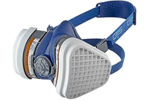 GVS Máscara Elipse SPR499 con filtros FFA2P3 para gases y vapores orgánicos hasta 5000 ppm y polvo, M/L