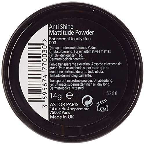 Astor Anti Shine Mattitude Powder, Farbe 5 Beige, 1er Pack (1 x 15 g) - 3