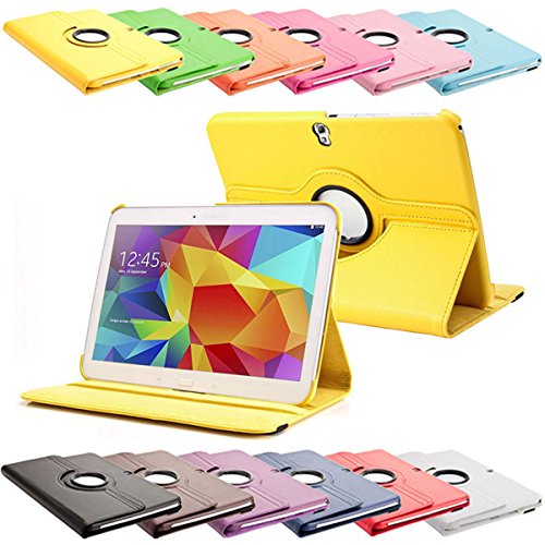 SVS 3in1 SET Tab S 10.5 360° Schutzhülle + Folie + Pen Samsung Galaxy Tab S SM-T800 / T801 / T805 Tasche Etui (Gelb) - 3