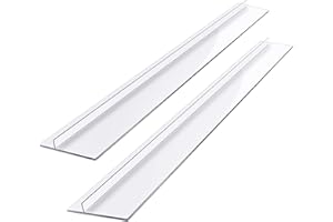 DAMOHONY Kitchen Silicone Stove Counter Gap Cover Heat Resistant Wide & Long Gap Filler Spills Seals ( 2Pack )