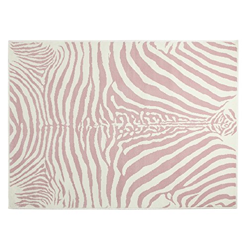 Lorena Canals Zebra Acrylic Rug (Pink)