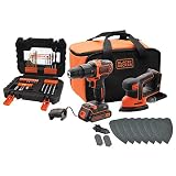 Taladro percutor a batería 18V con porta brocas de 10 mm y 2 velocidades para mayor control en tareas de perforación y atornillado.