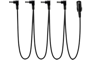 SECURITY-01 Guitar - Cavo splitter a pedale 9 V Power Supply 4 Way Daisy Chain per effetti chitarra