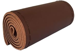 MAYCO BELL DIY steering wheel covers made of soft leather on the steering wheel of the car with needle and thread Interior accessories brown