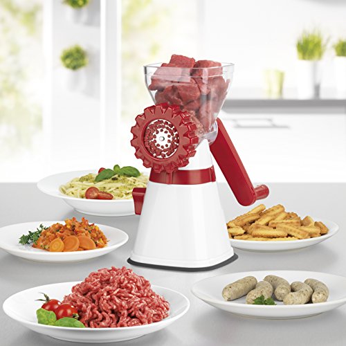 GOURMETmaxx 02255 Fleisch Wolf 17-teilig , rot / weiß - 3