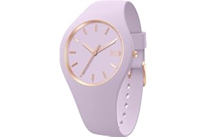 Ice-Watch - ICE glam brushed Lavender - Montre violette pour femme avec bracelet en silicone