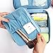 Oyedens Waterproof Travel Make-up Pouch Toiletry Wash Organizer (Blue )