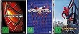 Spider-Man 1-3 + The Amazing Spider-Man Teil 1+2 + Spider-Man Homecoming [DVD Set] Alle 6 Teile Spider Man Komplett Fan Paket - Tom Holland Tobey Maguire Andrew Garfield