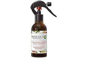 Botanica by Air Wick Spray zapachowy – zapach: mięta marokańska i różowy grejpfrut – wyprodukowany w sposób zrównoważony z naturalnych składników – 1 x spray do pomieszczeń