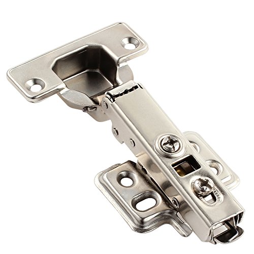 Neoteck 20x Bisagra Cierre de la Puerta del Gabinete 110 Grados Acero