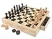 Produktbild TEOREMA Satz 40500 – Dame, Schach und Tria, Holz