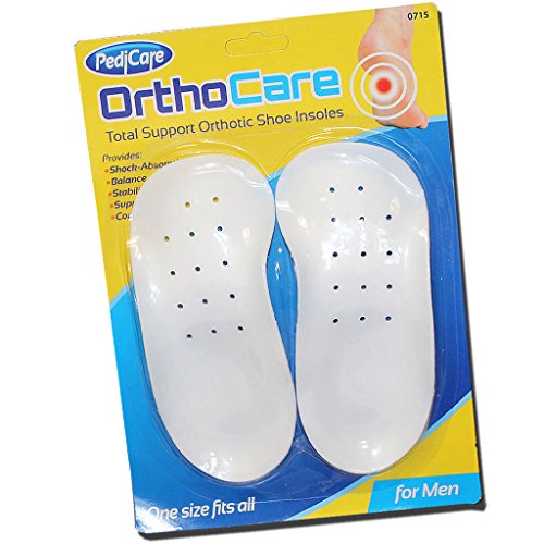 ORTHOTIC SHOE INSOLES Arch Support Heel Cushion Plantar Fasciitis Orthopedic by Lizzy® (For Men)