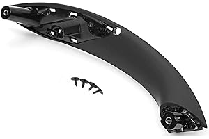 Viviance Garniture intérieure noire poignées de porte avant gauche côté conducteur compatible avec BM-W F30 F80 F31 F32 F33 F35 F82 F83 12-17 - Avant gauche