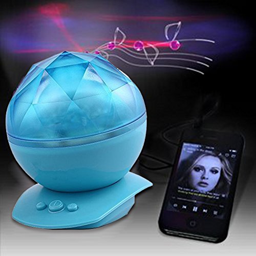 Ozean dynamischen Schlaf Nachtlicht-Lampen-Ozean-Wellen-Lampe mit Musik für Schlafzimmer Wohnzimmer Badezimmer Babyzimmer Kinderzimmer - 5