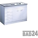 Butlers Maple Hill Spültisch mit Granitarbeitsplatte und Keramikbecken