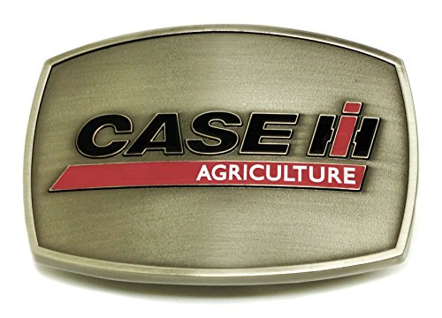 Preisvergleich Produktbild Case Agriculture IH Gürtelschnalle - Grau Hartzinn Antik-Fertig Hintergrund - Authentische Offiziell Lizenziertes Produkt - In Sammler Auflage Box - Spec Cast Collectible