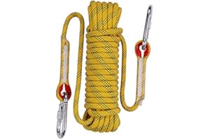 NorthPada 10 mm x 10/20 Meter Rope Climbing Rope Marine Rope Anchor Rope Boat Rope Rappelling Rope Float Rope Tree Swing Rope Static Rope