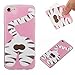 Produktbild Ooboom® iPhone 5SE Hülle TPU Silikon Gel Weich Dünn Karikatur Handy Tasche Case Cover für iPhone 5SE - Tiger