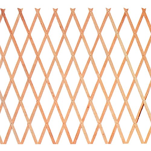 Ausziehbares Rankgitter aus Holz Maße 100 x 200 cm.