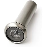 Proalet Kapı D&uuml;rb&uuml;n&uuml;, Geniş A&ccedil;ılı, 180 Derece G&ouml;r&uuml;ş A&ccedil;ısı, &Ccedil;inko Alaşımlı G&ouml;vde, Cam Lensli, 14mm &Ccedil;ap, Metal G&ouml;vdeli, 50-90 m