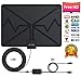 Produktbild TV-Antenne – mexonga New 2018 Version HD Digital TV Antenne Kit – Beste 80 Miles Long Range High – Definition mit HDTV Verstärker Signal Booster für Innen-antennas- Amplified 16 FT Koax-Kabel