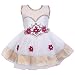 Wish Karo Baby Girls Party Wear Frock Dress (fr10pinknw12-18 Mnth_White & Pink_12 - 18 Months) RS.749.00
