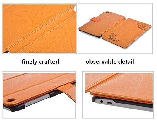Huawei M1 8.0 Schutzhülle,Dolextech slim-Buch PU Leder tasche/case/ hülle/Schutzhülle Abdeckungsstandplatz mit Magnet-Druckknopfverschluss / Stifthalter (For Huawei M1 8.0) (orange) - 4