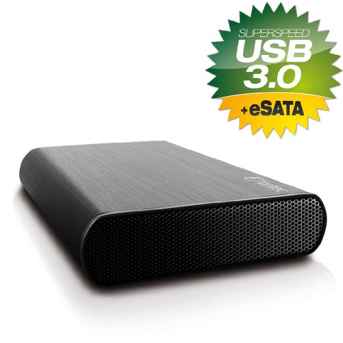 Fantec DB-AluSky U3e Festplattengehäuse (8,9 cm (3,5 Zoll), SATA, eSATA, USB 3.0) - 3
