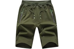 DURINM Pantalones Cortos Hombre Deporte Pantalón Corto de Running Short Hombre Verano Algodon Bermudas Cargo Casual Trabajo Pantalones Cortos Pantalón Cargo Golf Tennis Fitness Atletismo Entrenamiento