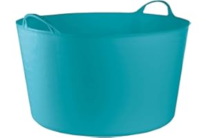 ‎RED HOG RED HOG Flexi Container Bechälter Für Haus, Garten, Gebäude, Super Stark, Mehrzweck, Griffe Haltbarkeit: 120 kg, 55x35x44,5 cm, (55L - Türkis)