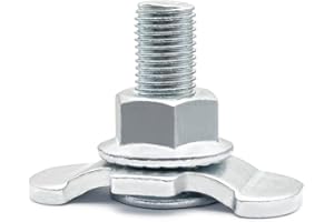 MOOROVGI 10 x accesorios de tornillo para carriles de aerolínea, herrajes finales individuales, rieles de amarre, accesorios (10)