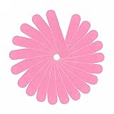 Pinzhi®20 Pcs Trendy Pink Nail Manicure Buffer Sanding Files Buffing Sandpaper Grit