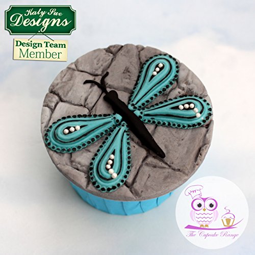 Ornament Drops – Katy Sue Designs Silikonform für Tortendekorationen Cupcakes Fondant und Zuckerwaren - 6