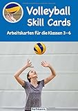 Image de Volleyball Skill Cards: Arbeitskarten für die Klassen 3 - 6