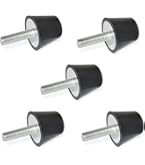 Sourcingmap M6 X 15mm Filetage Table Desk Vis Sur Pieds De Nivellement Base De 22mm 5pcs 0