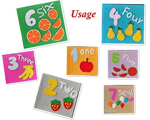 westeng Mix 42 Farben Polyester Filz Stoff Tabelle Patchwork für Nähen DIY Craft Arbeiten 20 * 30 CM 1 mm dick - 7