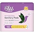 BLISSNATURAL 100% Rash Free Sanitary Pads (17 XL + 17 XXL) Pack of 34 Sanitary Napkins for Medium and Heavy Flow | Jumbo Mix Pack | Natural Plant Based Pads For Women
