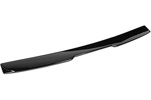ONEWER Heckscheibenspoiler,Dachspoiler für Fenster,Glänzend Schwarz Heckscheibe Dachspoiler Fit für 5er E60 M5 Limousine
