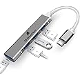 F5 SmartTech 4 in 1 Type C 4 Ports High Speed 3.0 USB Hub for Laptop USB Type C MacBook Pro Air C-Type Smartphones USB Extender USB Hub