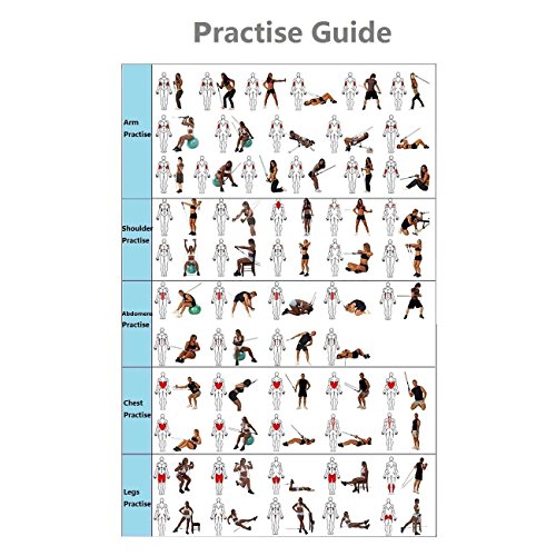 WOLFWILL Elastisch 12pcs Gymnastikbänder Übungsband Wiederstandband Fitnessbänder Set mit Griffe ideal für Sport Training Yoga Heimfitness - 7