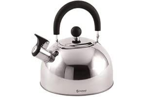 Relags Outwell Stainless Steel Kettle, Silver, 2.2 Litres