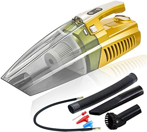 Mini Car Vacuum Cleaner YOUXINR Low Noise 120V 100W 3000PA Suction Handheld Four-in-one Car Vacuum Cleaner with 14.8 Foot(4.5Meter) Power Cord