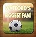Produktbild Watford 's Biggest Fan Fußball Getränke Untersetzer – Geburtstag Geschenk/Strumpffüller
