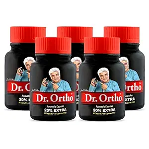 Dr. Ortho Ayurvedic Pain Relief Capsule, 60 Caps(Pack of 5)