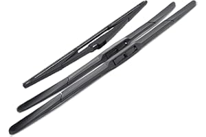 Xukey escobillas limpiaparabrisas delanteras y traseras para Tucson TL 2016-2020(juego de 3)