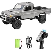 MN Model MN82 Pro 1/12 Toyota Land Cruiser LC79 4WD RC Model Crawler Offroad Truck Uzaktan Kumandalı Araba RTR Lisanslı G&uuml;m&uuml;ş