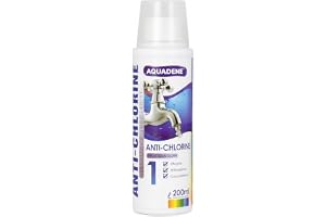 Aquadene Anti Chlorine 200ml – Aquarium Water Conditioner for Tap Water Treatment – Removes Chlorine & Harmful Chemicals – Safe for Freshwater & Tropical Fish