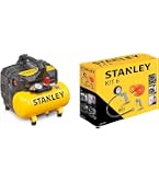 STANLEY Compressor D 200/10/24 – 10 Bar, 24 Liter, 1,5 Pk, 180 L/min, Olievrij