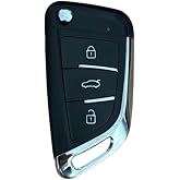 AutoHan Keys Universal Sustalı 3 Butonlu Akıllı Kodlanabilir Oto Kumanda, BMW Tipi, 433 MHz Frekans
